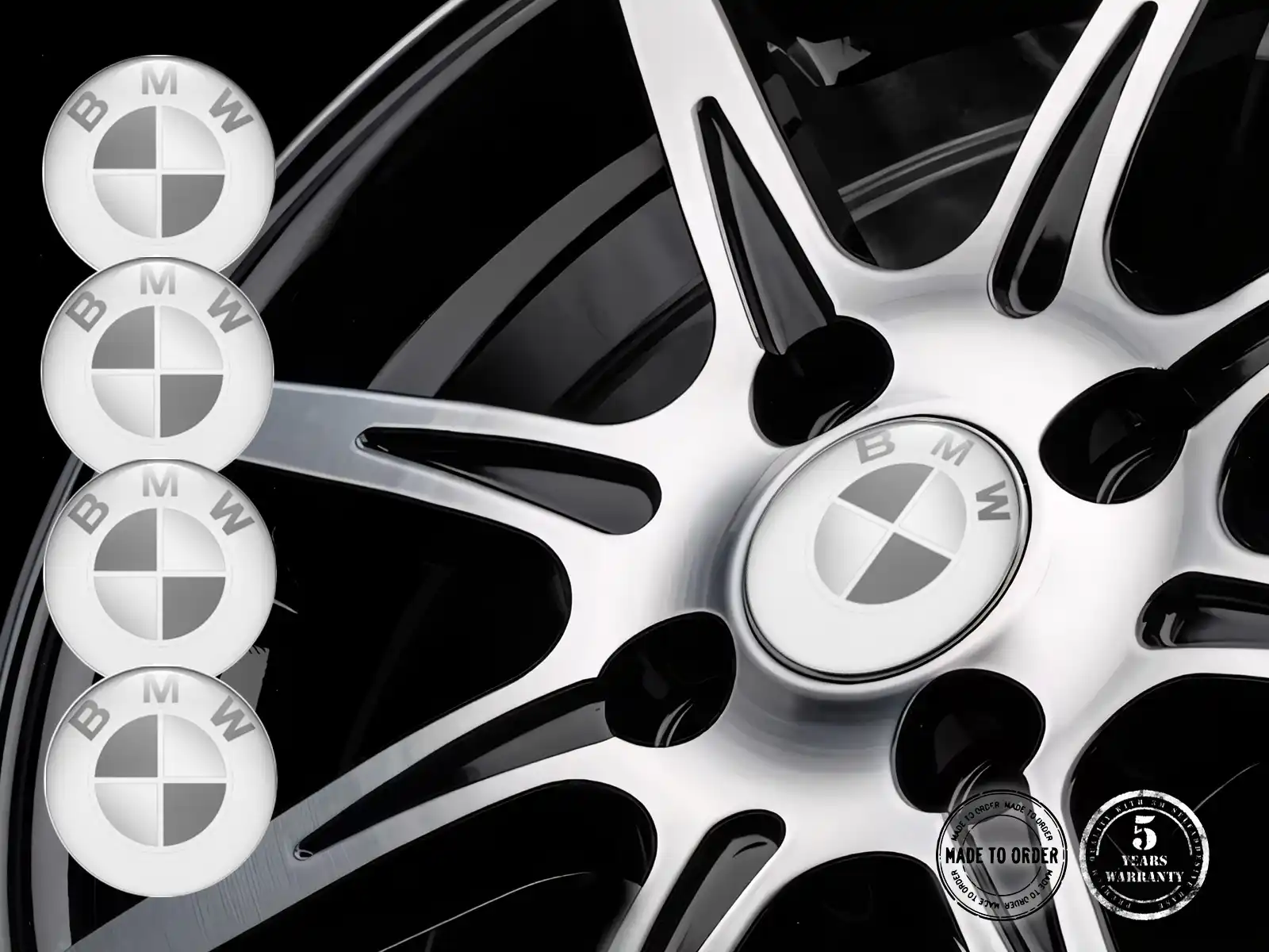BMW Calcomanías Rueda Marca Vector Flujo Radiante Tuning